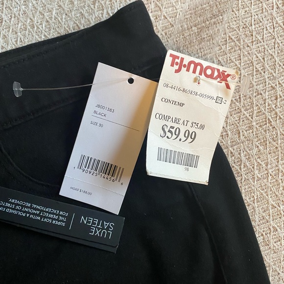 Ladies black designer denim, never worn - Picture 2 of 4